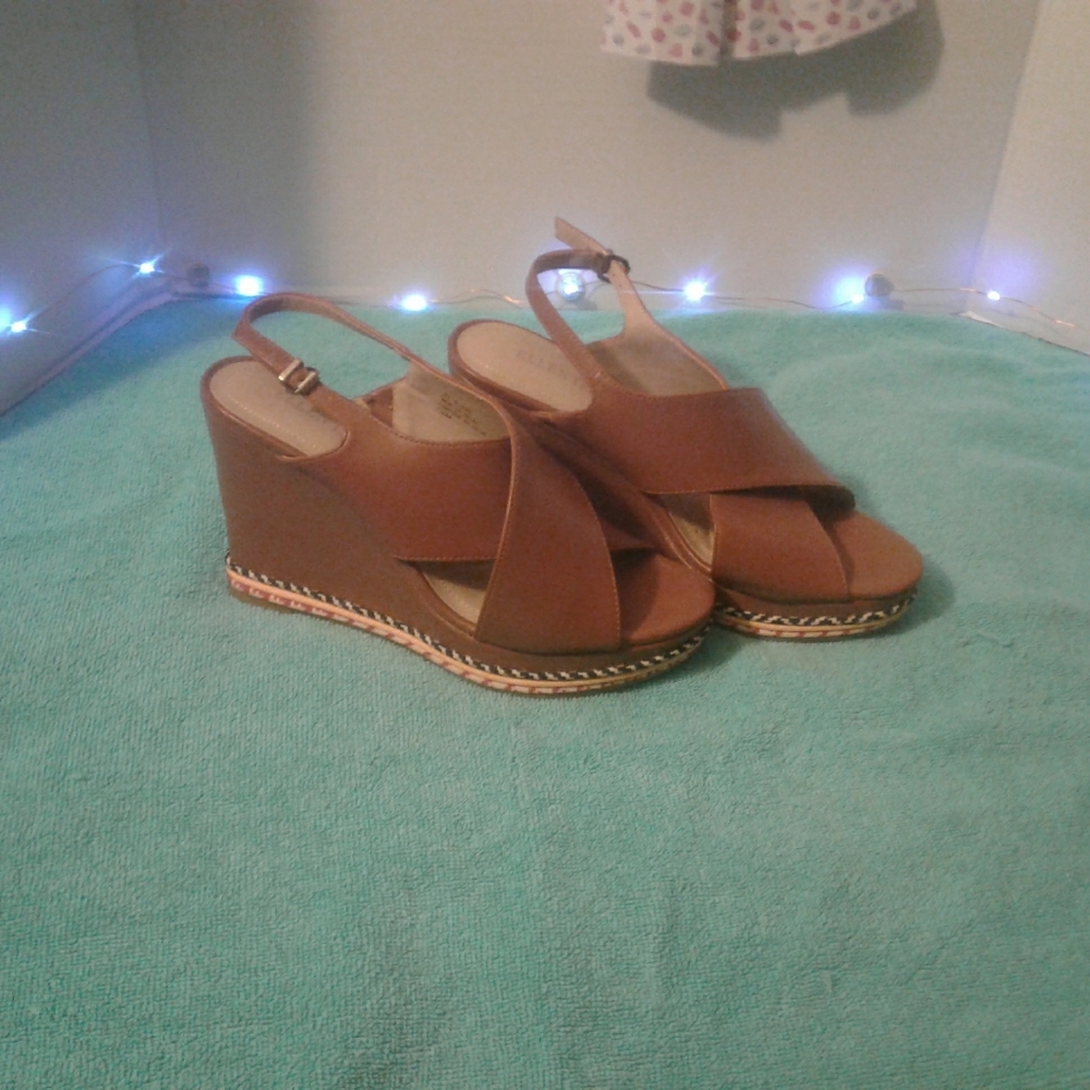Ellen Tracey Sangria Wedge